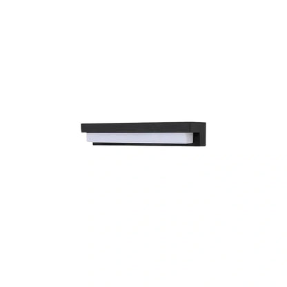 Nuvlight Modern Solar Linear Outdoor Wall Lamp – Metal & Acrylic Light for Exterior Walls