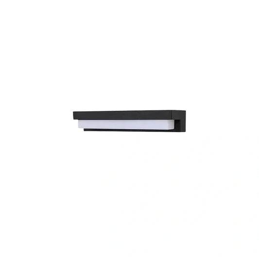 Nuvlight Modern Solar Linear Outdoor Wall Lamp – Metal & Acrylic Light for Exterior Walls