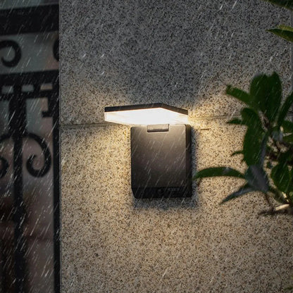 Arcato Modern Solar Outdoor Wall Lamp Acrylic with Motion Sensor (Waterproof)