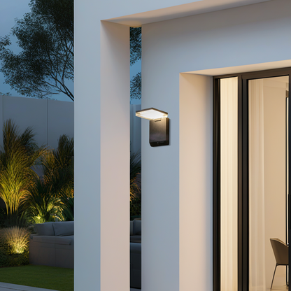 Arcato Modern Solar Outdoor Wall Lamp Acrylic with Motion Sensor (Waterproof)