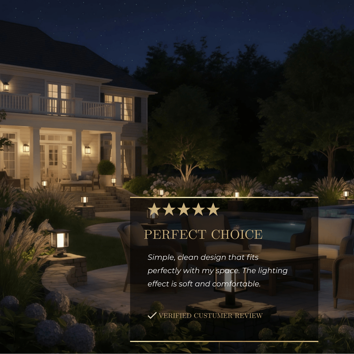 Arcato Modern Solar Pathway Lights  - Black Metal Lantern Design for Outdoor