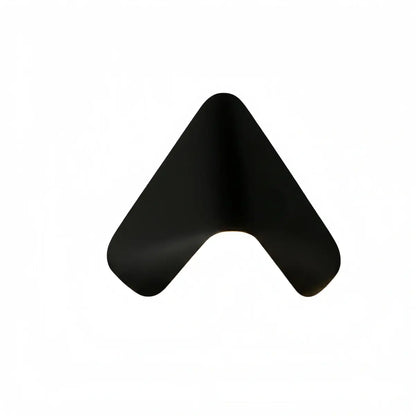 Arcato Modern Triangle Wall Lamp - Black/White Metal Outdoor Light for Garden