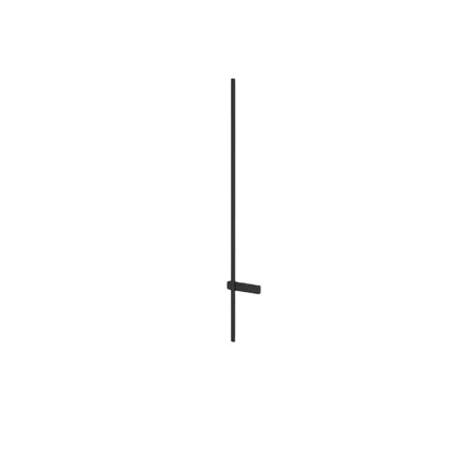 Arcato Modern Linear LED Wall Lamp – Black Solar & Sensor Light Outdoor