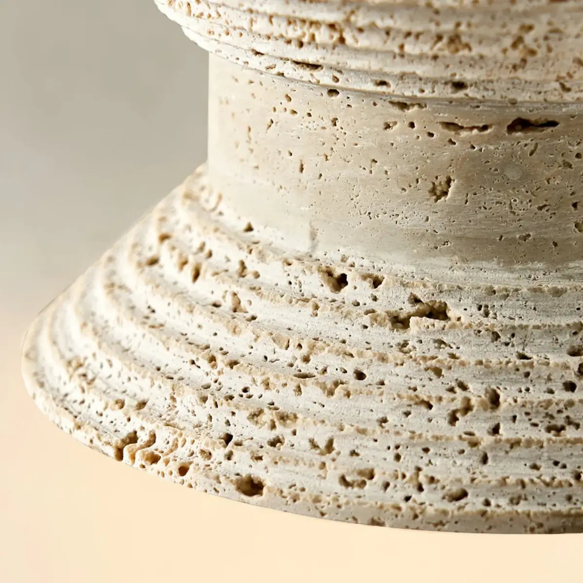 Strata Minimalist Travertine Pendant Light