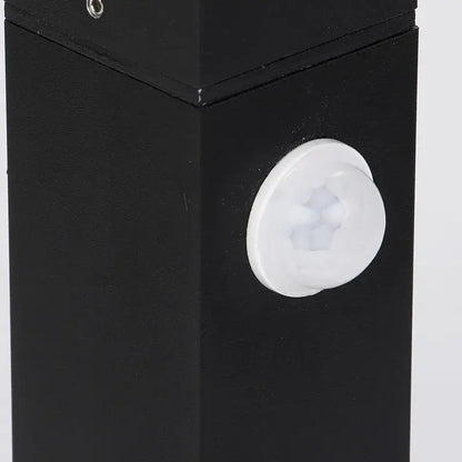 Arcato Modern Black LED Path Light – Outdoor Metal Sensor Lamp for Garden/Terrace