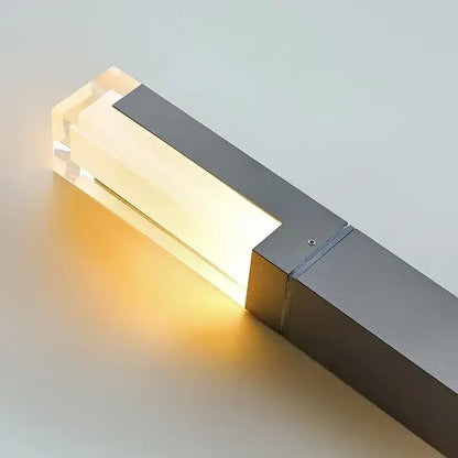 Arcato Modern Black LED Path Light – Outdoor Metal Sensor Lamp for Garden/Terrace