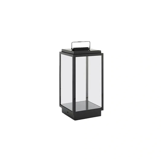Nuvlight- Black Metal & Glass Rectangular Design for Garden