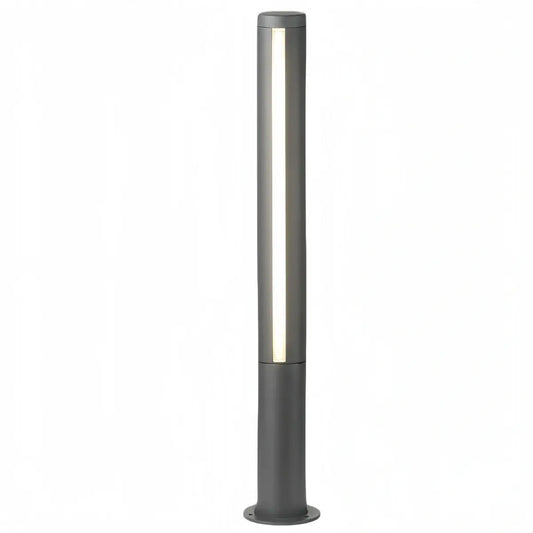 Nuvlight - Black Metal Cylindrical Design for Courtyard