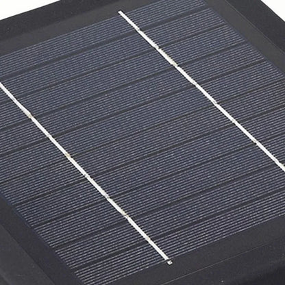 Arcato Modern Rectangular Solar Outdoor Pillar Light - Black Metal for Garden