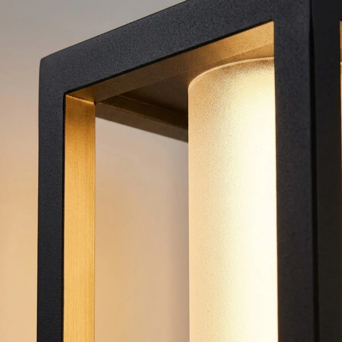 Lrondale Modern Outdoor Solar Wall Sconce-Waterproof for Yard/Balcony