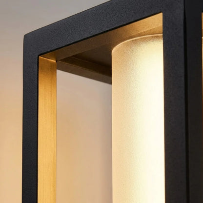 Lrondale Modern Outdoor Solar Wall Sconce-Waterproof for Yard/Balcony