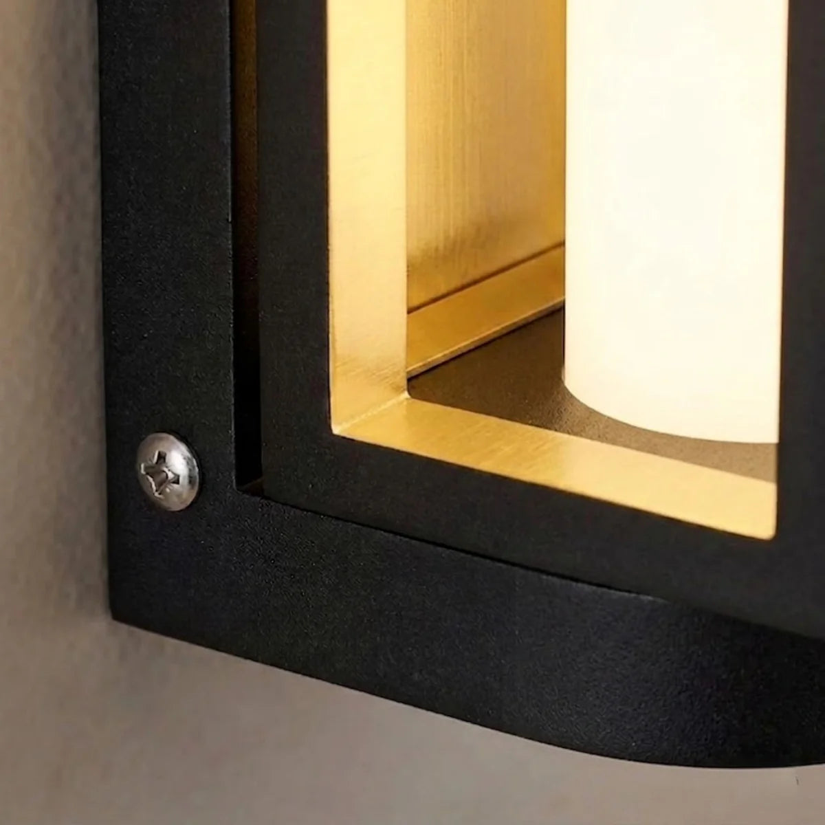 Lrondale Modern Outdoor Solar Wall Sconce-Waterproof for Yard/Balcony