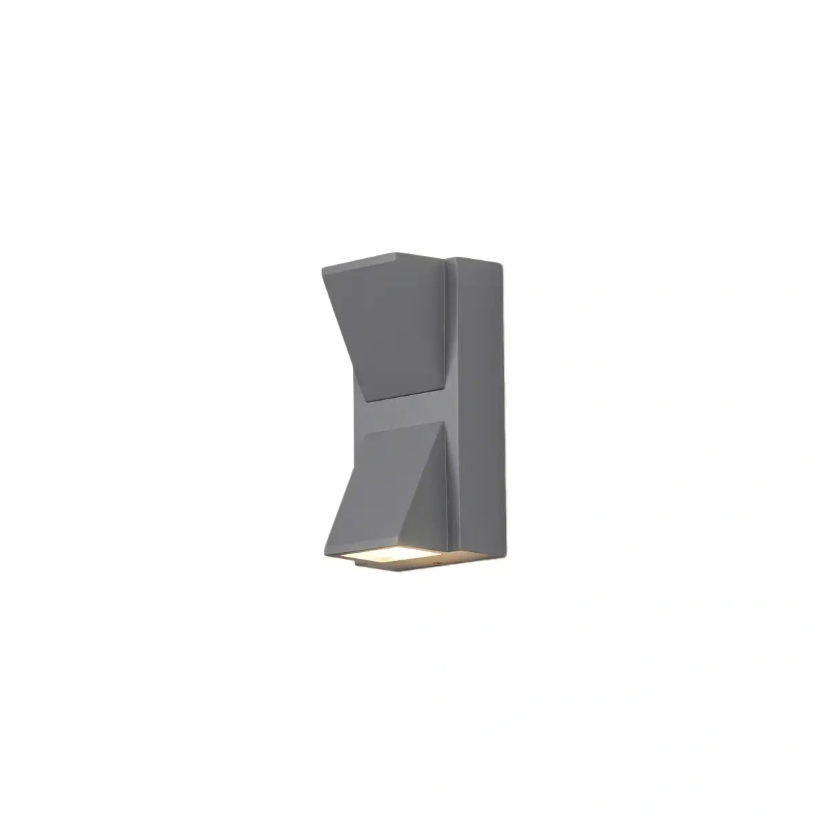 Irondale Industrial Outdoor Wall Lamp - Black/Gray Metal Irregular Design for Garden
