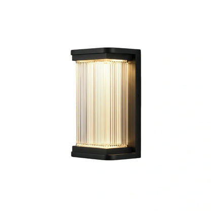 Nuvlight - Black Metal Rectangular Design for Garden