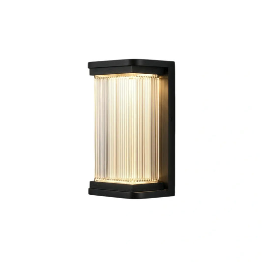 Nuvlight - Black Metal Rectangular Design for Garden