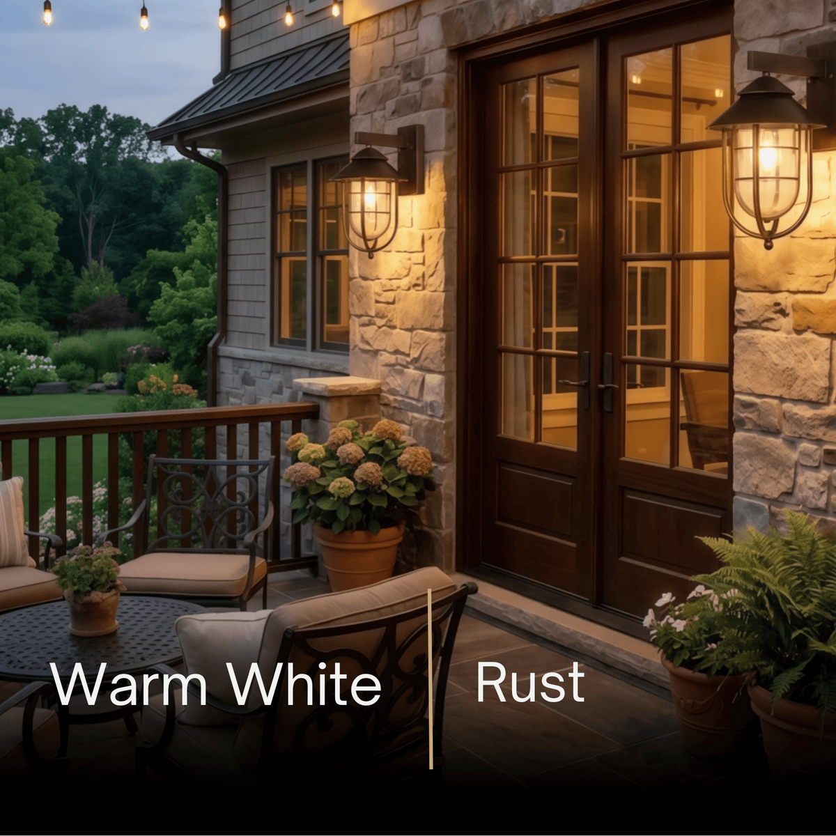 Irondale Industrial Outdoor Wall Lamp - Waterproof light for Garden