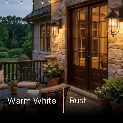 Irondale Industrial Outdoor Wall Lamp - Waterproof light for Garden