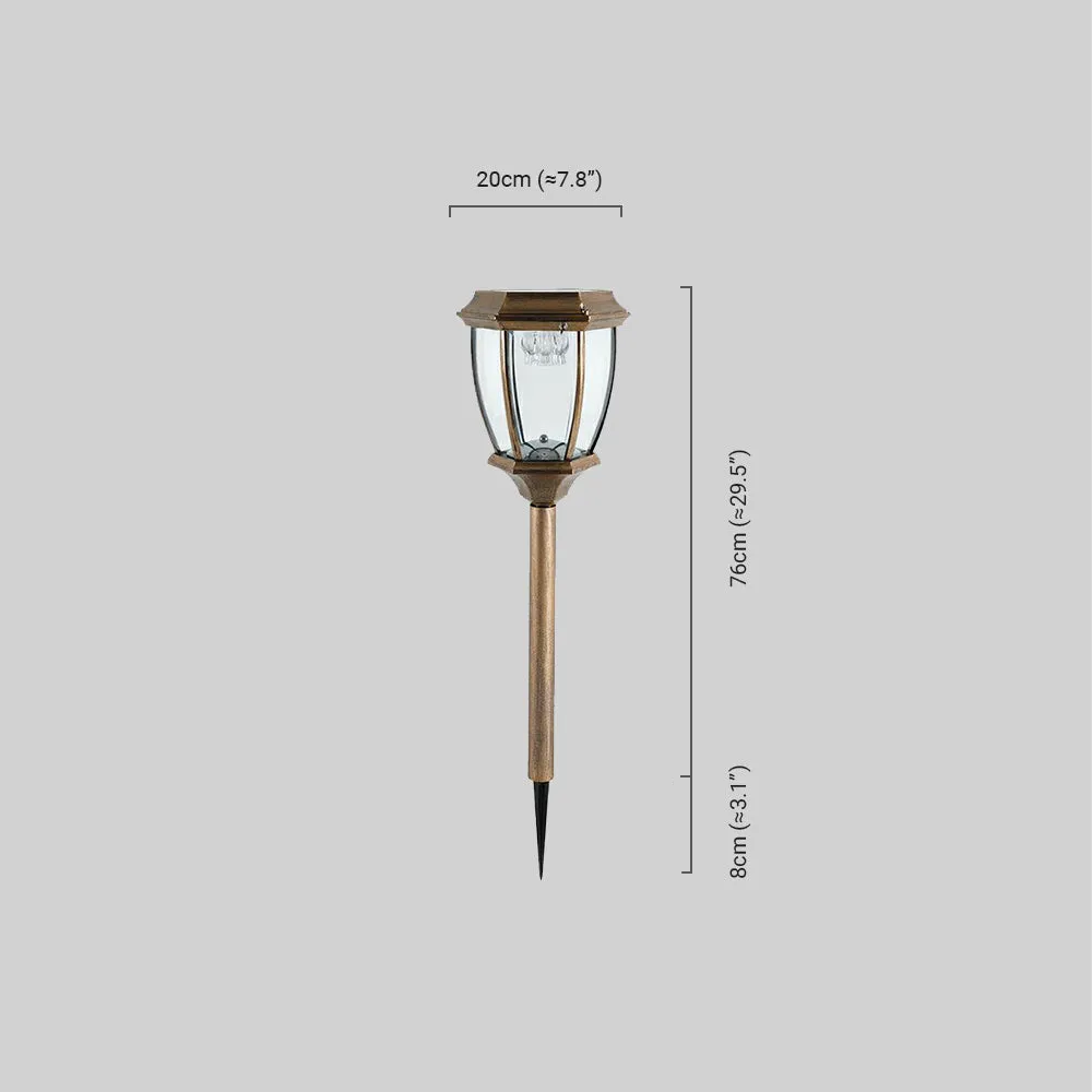 Irondale Industrial Outdoor Pathway Lights - Black Metal Irregular Design for Garden