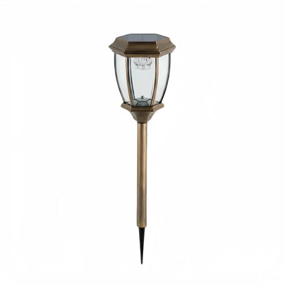 Irondale Industrial Outdoor Pathway Lights - Black Metal Irregular Design for Garden