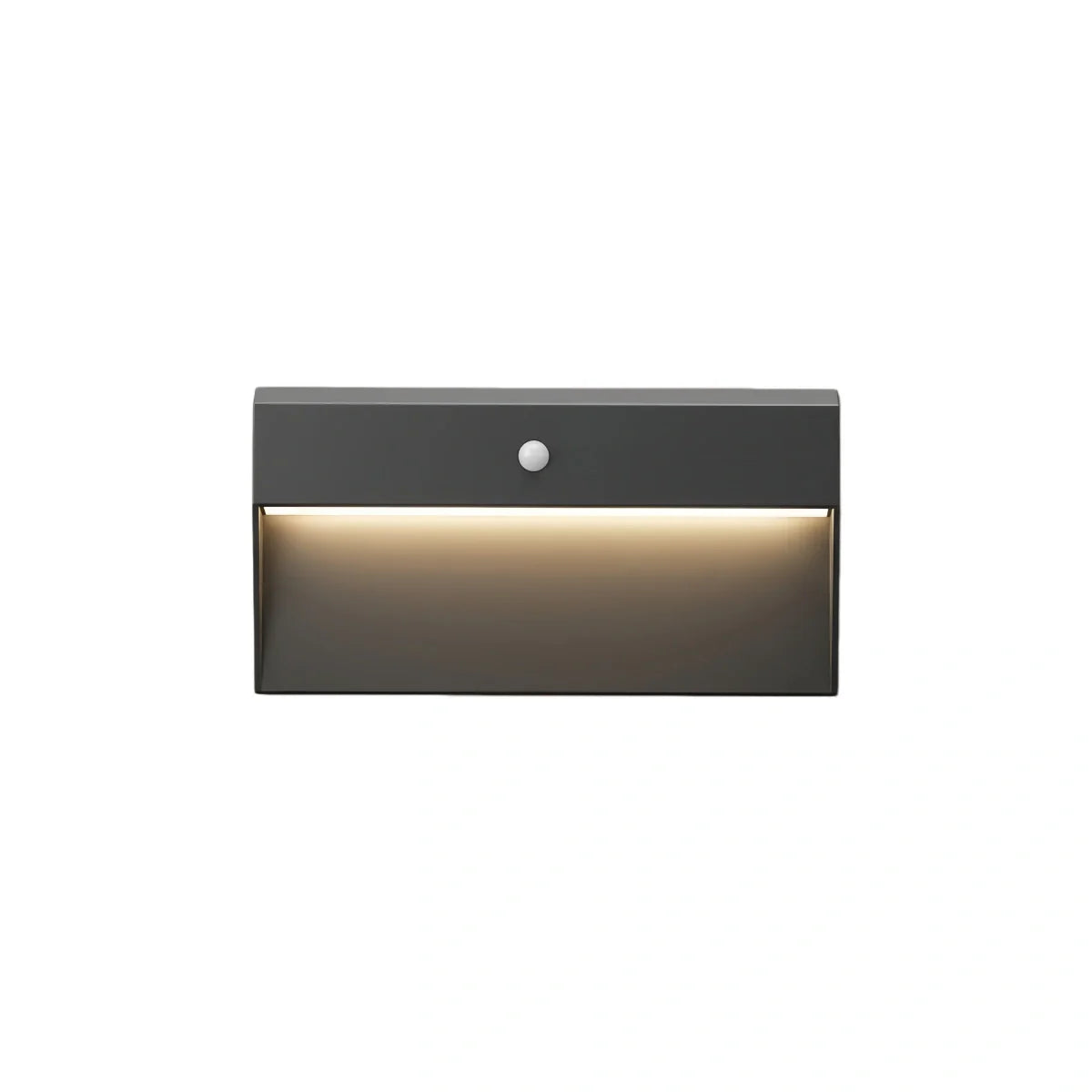Irondale Industrial Rectangular Outdoor Deck Step Light - Black Metal for Stairs