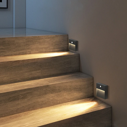 Irondale Industrial Rectangular Outdoor Deck Step Light - Black Metal for Stairs