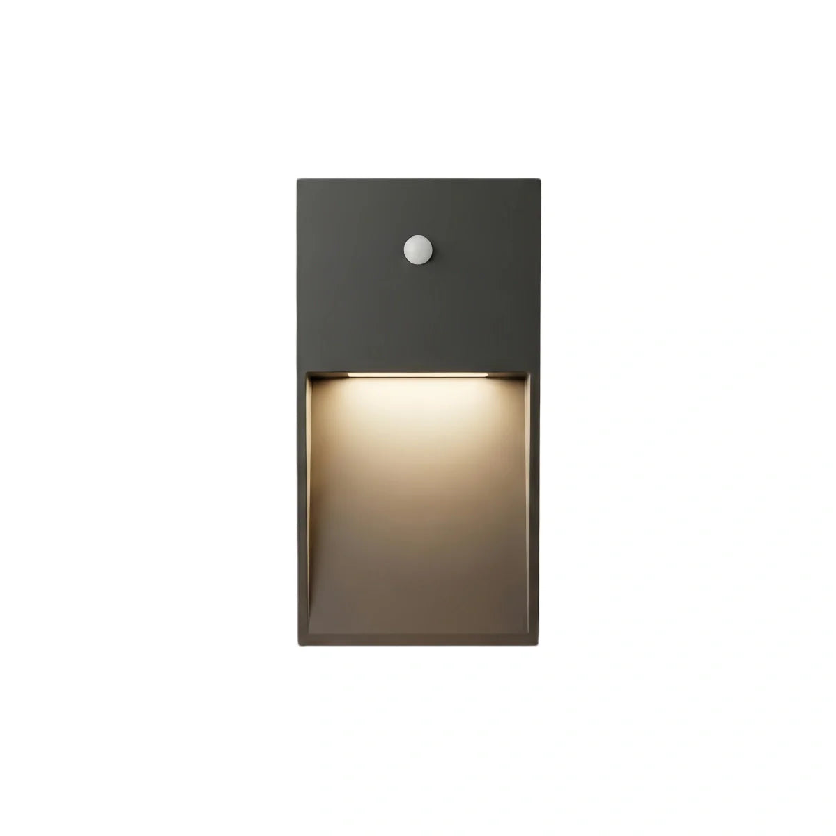 Irondale Industrial Rectangular Outdoor Deck Step Light - Black Metal for Stairs