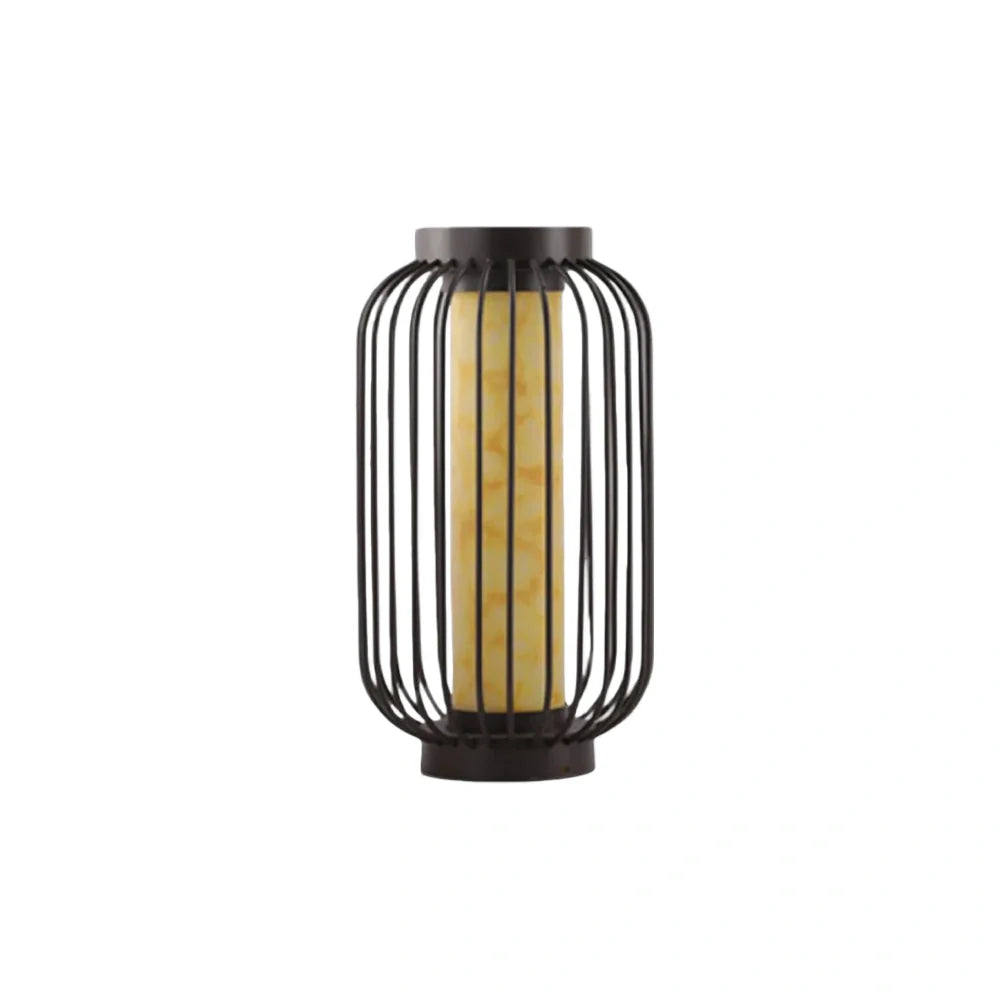 Nuvlight - Black Metal Lantern for Courtyard (Waterproof)