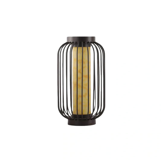 Nuvlight - Black Metal Lantern for Courtyard (Waterproof)