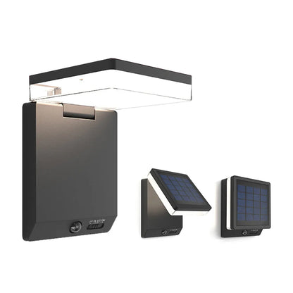 Arcato Modern Solar Outdoor Wall Lamp Acrylic with Motion Sensor (Waterproof)