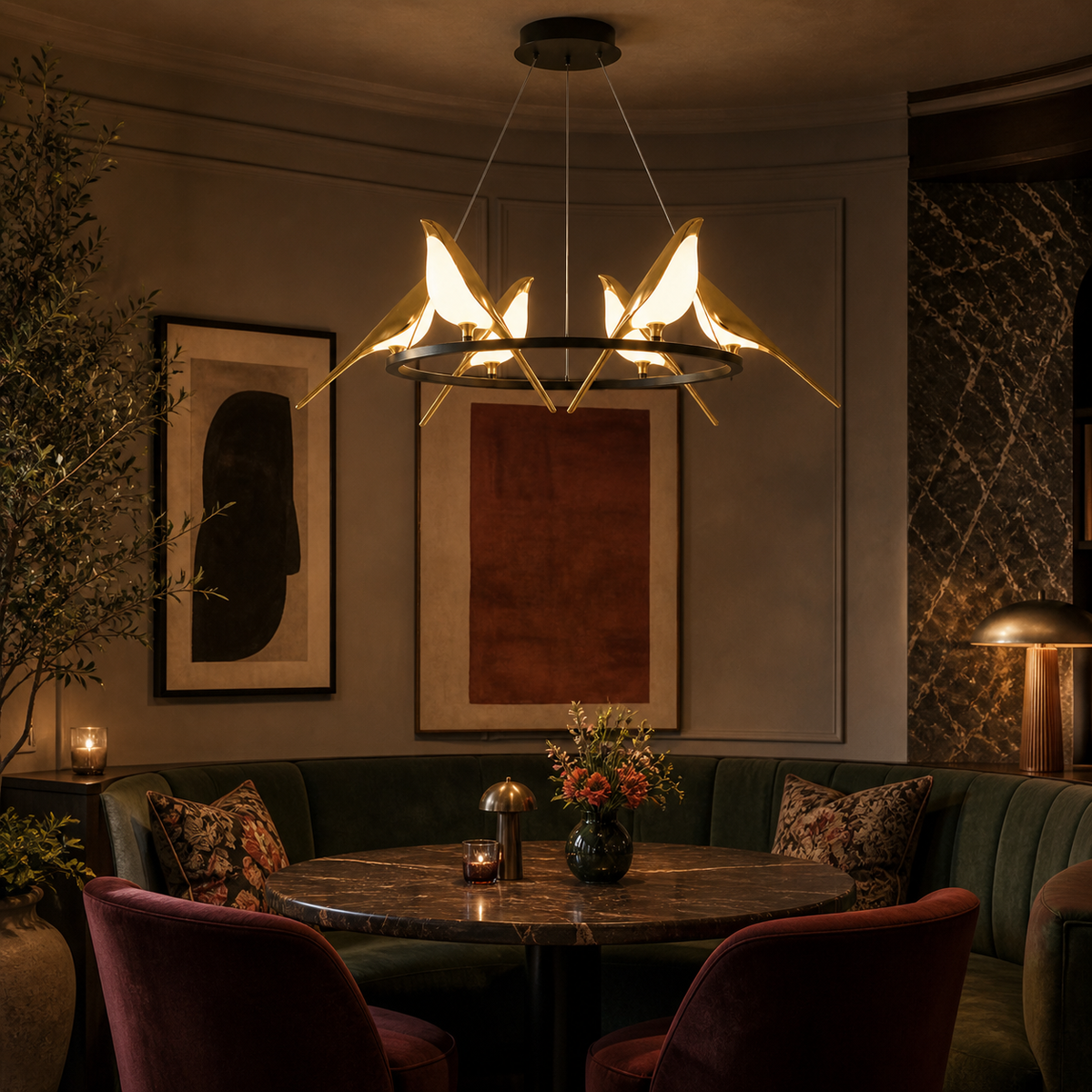 Swallow Chandelier