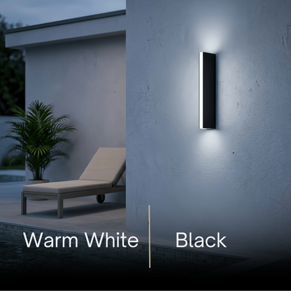 Irondale Industrial Triangular Outdoor Wall Lamp - Black Metal/Glass for Garden
