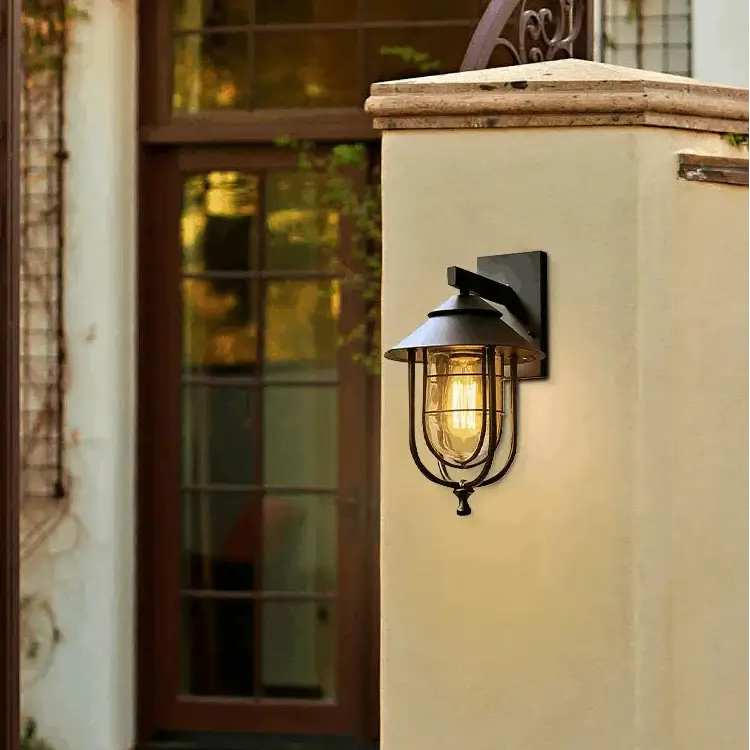 Irondale Industrial Outdoor Wall Lamp - Waterproof light for Garden
