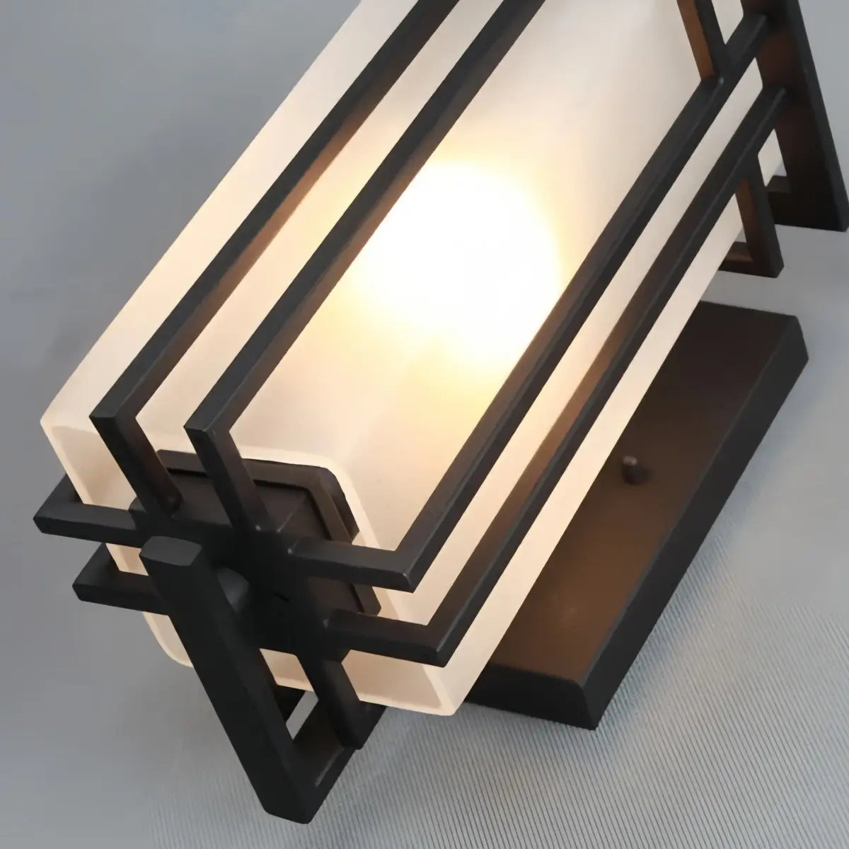 Irondale Rustic Outdoor Wall Sconce -- Black Metal for Porch Garage Exterior Hallway