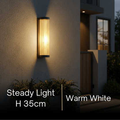 Irondale Modern Outdoor Wall Sconce – Waterproof Light for Terrace