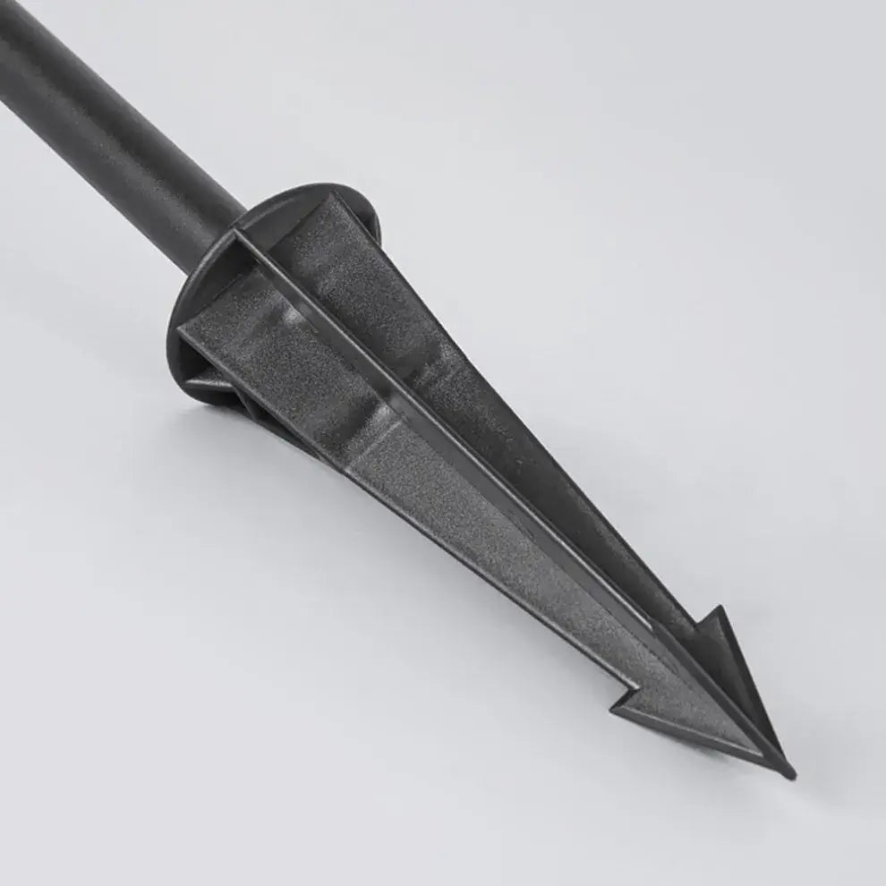 Irondale Modern Black Hooded Outdoor Path Light – Waterproof Garden Lighting