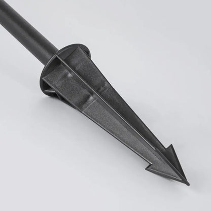 Irondale Modern Black Hooded Outdoor Path Light – Waterproof Garden Lighting