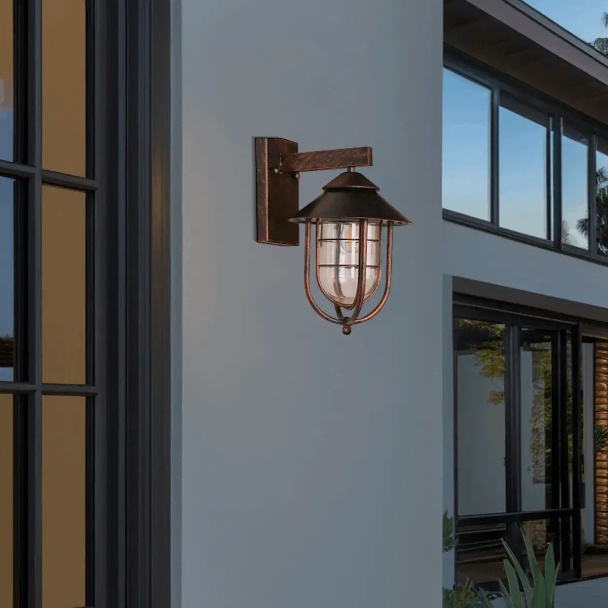 Irondale Industrial Outdoor Wall Lamp - Waterproof light for Garden