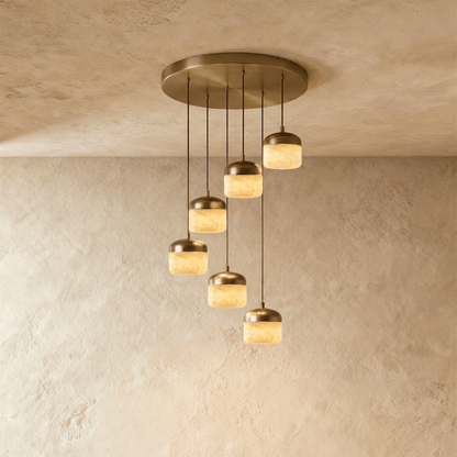 Nuvlight Asta Alabaster Pendant Light