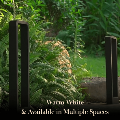 Arcato Modern Black Metal LED Path Light – Outdoor Garden Lighting