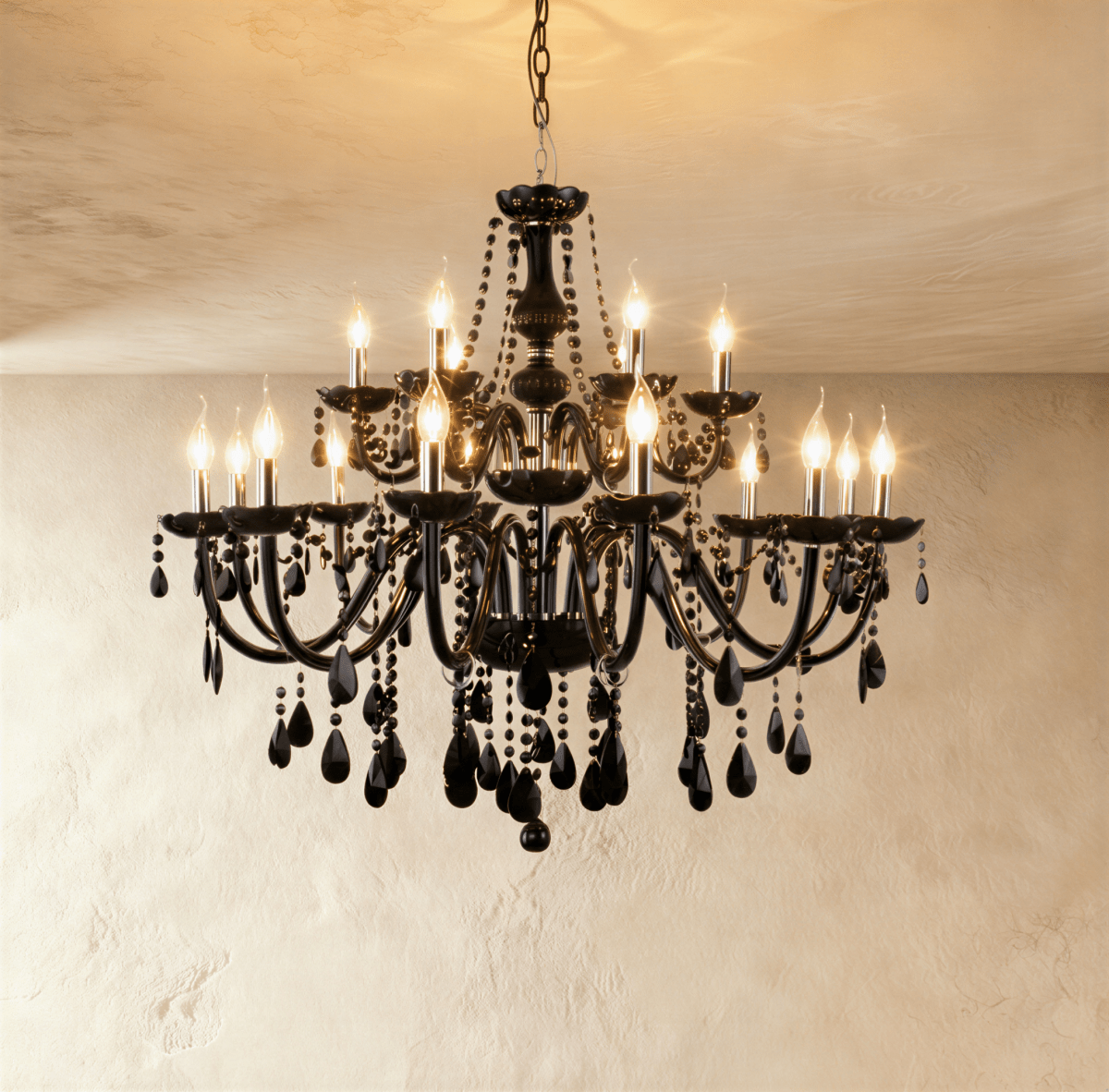 Nuvlight Brigitte Chandelier - Black