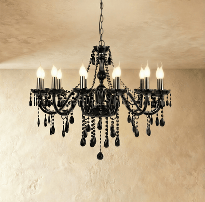 Nuvlight Brigitte Chandelier - Black