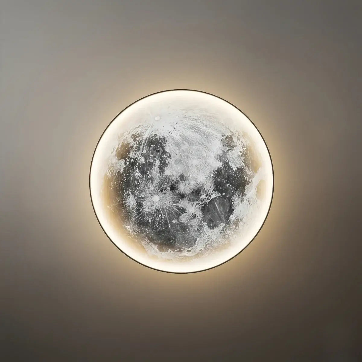 Moon Wall Light Luna, Waterproof Outdoor Moon Sconce for Patio Garden & Bathroom
