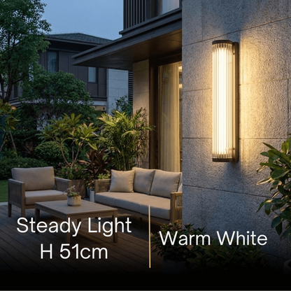 Irondale Modern Outdoor Wall Sconce – Waterproof Light for Terrace