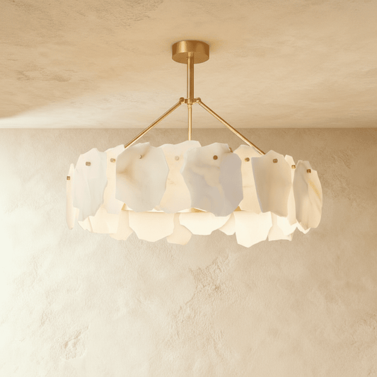 Nuvlight Elora Alabaster Chandelier