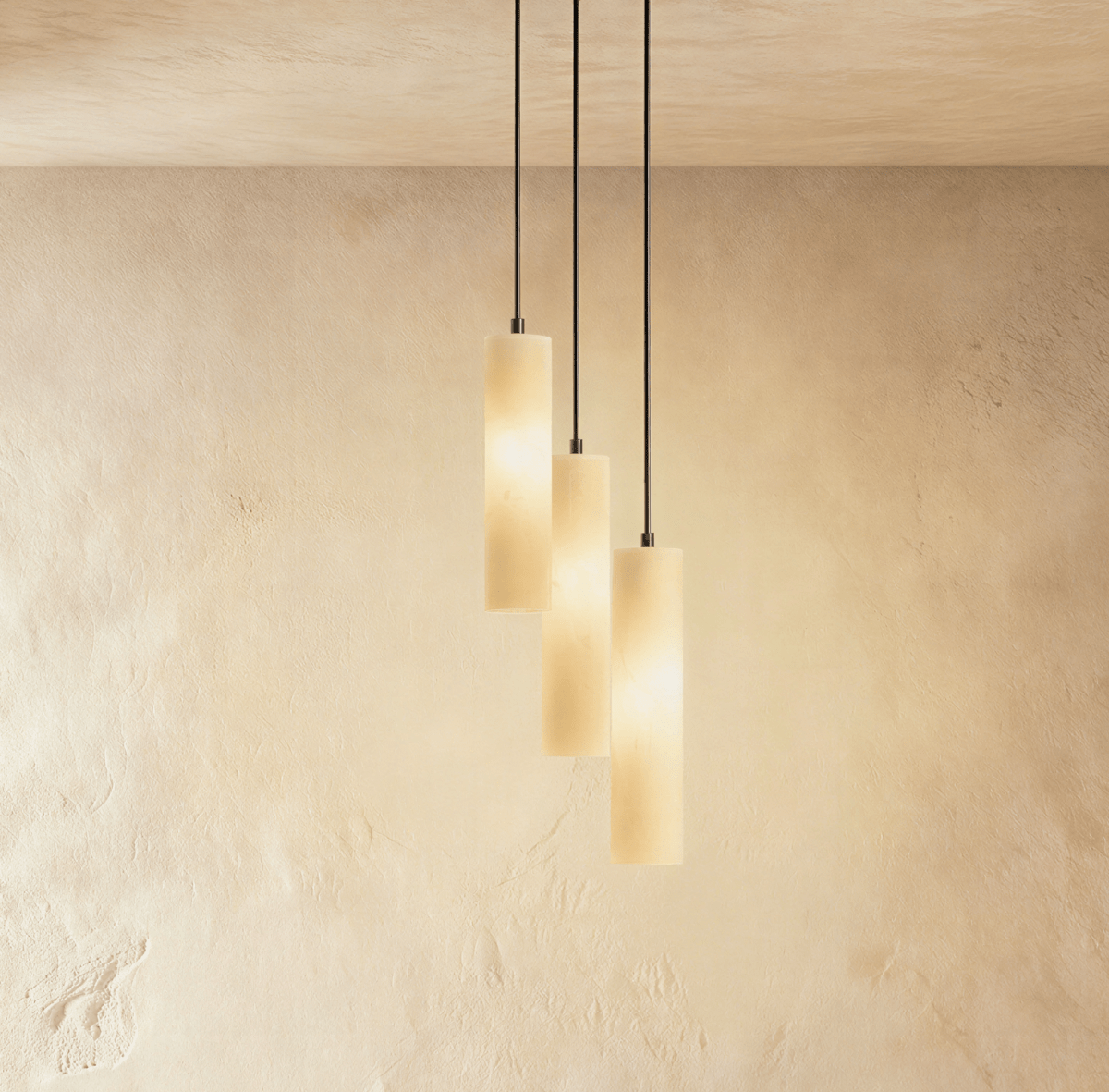 Nuvlight Entokei Alabaster Chandelier Light