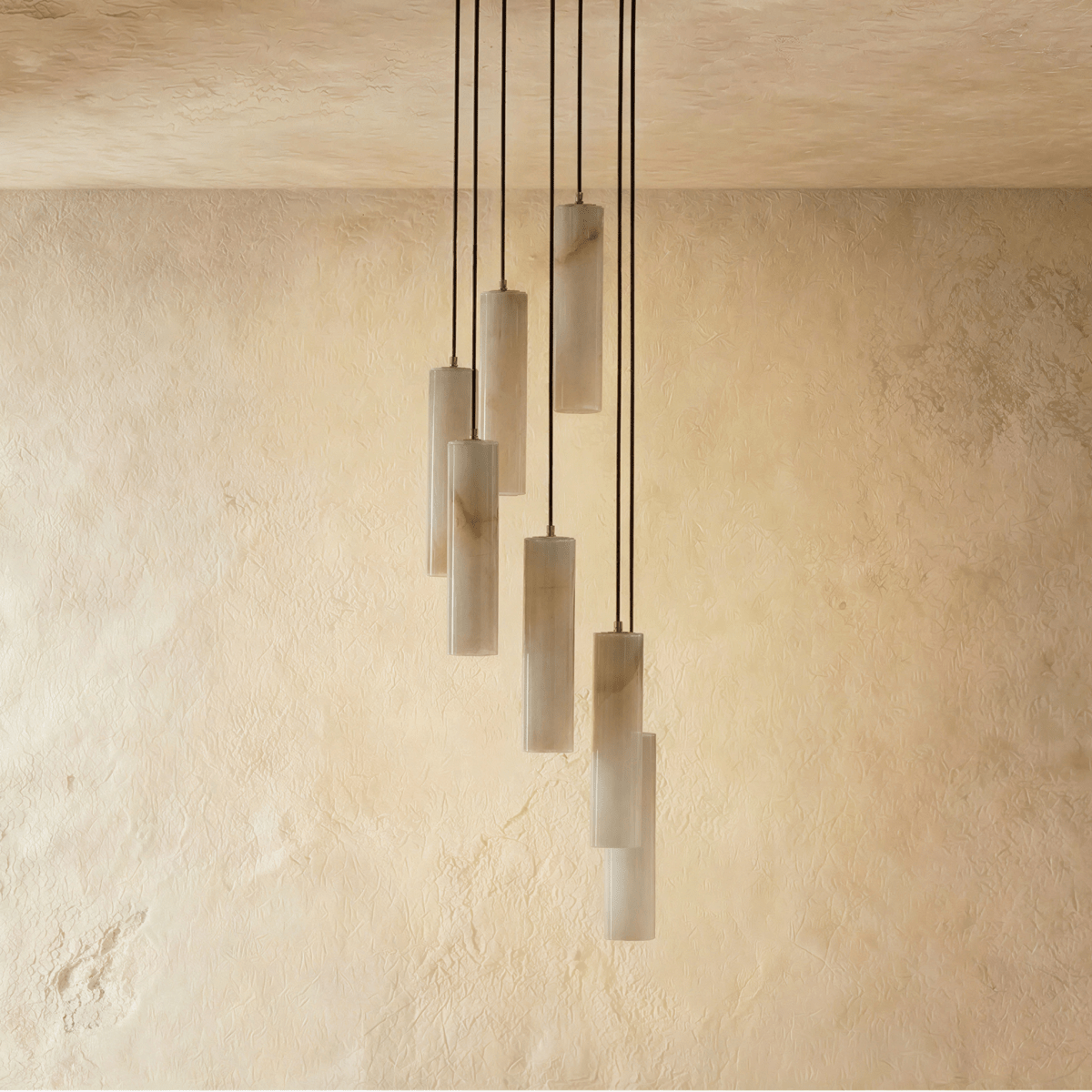 Entokei Alabaster Chandelier Light