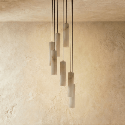 Entokei Alabaster Chandelier Light