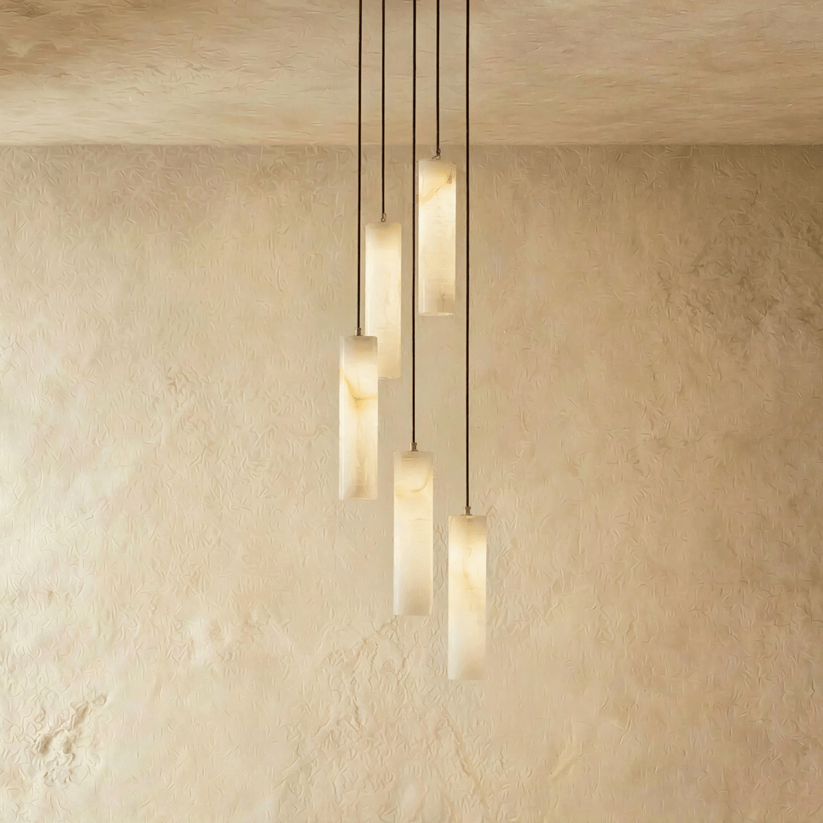 Nuvlight Entokei Alabaster Chandelier Light