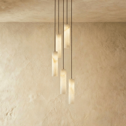 Nuvlight Entokei Alabaster Chandelier Light