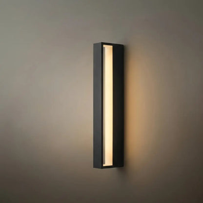 Arcato Modern Rectangular Outdoor Wall Lamp – Metal Sensor Light Garden/Patio